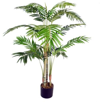 Genuine Leaf Design UK 120cm Artificial Palm Tree - Artificial Tree Genuine Leaf Design UK 120cm Artificial Palm Tree - Artificial Tree
