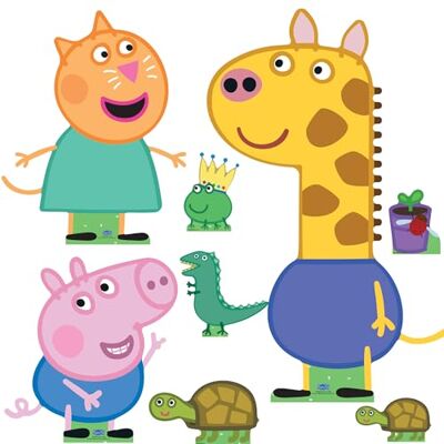 Iconicgreats - Peppa Pig Cutouts - Gerald - Cardboard Cutouts Iconicgreats - Peppa Pig Cutouts - Gerald - Cardboard Cutouts