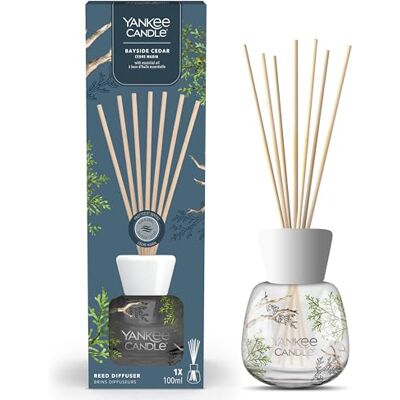 Yankee Candle Signature Reed Diffuser Bayside Cedar 100ml up to 10 Weeks of Fragrance for Women Yankee Candle Signature Reed Diffuser Bayside Cedar 100ml up to 10 Weeks of Fragrance for Women