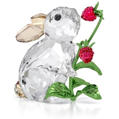 Swarovski Idyllia Coniglio e Lamponi - Decor Object Swarovski Idyllia Coniglio e Lamponi - Decor Object