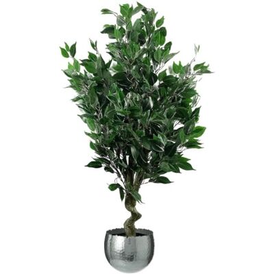 Leaf Design UK 110cm Artificial Ficus Tree - Green Leaf Design UK 110cm Artificial Ficus Tree - Green
