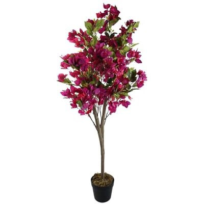 Leaf Pink 120cm Artificial Bougainvillea Tree - Artificial Tree Leaf Pink 120cm Artificial Bougainvillea Tree - Artificial Tree