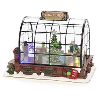 Konstsmide Christmas Lights Christmas Flower Shop Christmas Ornament Decoration/Battery Operated: 3xAAA (Excl.)/Christmas Scene Multi Coloured Diodes,4206-000 Konstsmide Christmas Lights Christmas Flower Shop Christmas Ornament Decoration/Battery Operated: 3xAAA (Excl.)/Christmas Scene Multi Coloured Diodes,4206-000