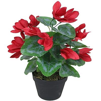 Leaf Design UK - Cylamen Plant - Red - Artificial Plant Leaf Design UK - Cylamen Plant - Red - Artificial Plant