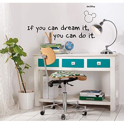 Komar 14002h Disney You Can Do It Freestyle Deco Sticker Black (13-Piece) Komar 14002h Disney You Can Do It Freestyle Deco Sticker Black (13-Piece)