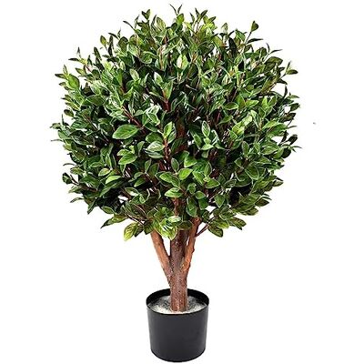 Leaf - Gloxinia Ball Topiary - 90 cm - Artificial Topiary Leaf - Gloxinia Ball Topiary - 90 cm - Artificial Topiary