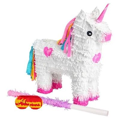 Fax Potato 3pc Unicorn Pinata - Party decoration set Fax Potato 3pc Unicorn Pinata - Party decoration set