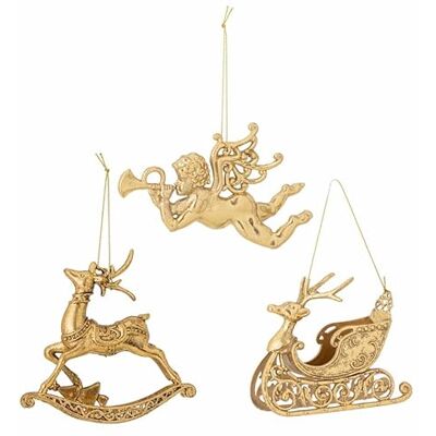 Bloomingville Model Anisa Gold Christmas Decorations - Christmas Decorations Bloomingville Model Anisa Gold Christmas Decorations - Christmas Decorations