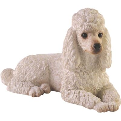 Sandicast Small White Dog Sculpture - Animal Type Sandicast Small White Dog Sculpture - Animal Type