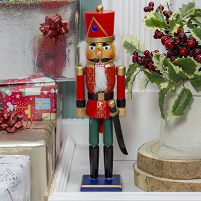 The Christmas Workshop - 81550 - Red - 35cm - Nutcracker The Christmas Workshop - 81550 - Red - 35cm - Nutcracker
