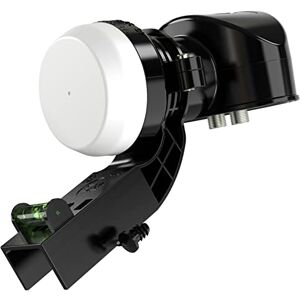 SLx LNB 2 Quad Output, LNB for Satellite Dish Freesat/Satellite Recievers, KU Band, Universal LNB for Sky HD, Sky HD+, Freesat HD, 25MHz PLLCrystal Technology, Includes MK4 Bracket SLx LNB 2 Quad Output, LNB for Satellite Dish Freesat/Satellite Recievers, KU Band, Universal LNB for Sky HD, Sky HD+, Freesat HD, 25MHz PLLCrystal Technology, Includes MK4 Bracket