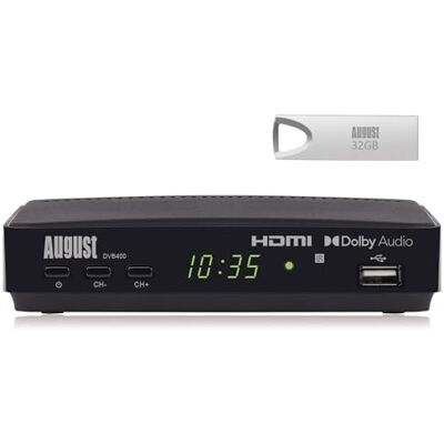 AUGUST - Freeview Set Top Box Recorder - HD - Set-top box AUGUST - Freeview Set Top Box Recorder - HD - Set-top box