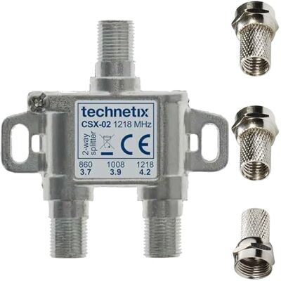 1STec Genuine 2 Way Y Splitter for TiVo V6 Digital Set Top Box or Superhub 3 Internet Modem Router. 5-1218MHZ splitter also for Freeview DVB-C/T2/S 5-1000MHZ (2-Way Splitter) 1STec Genuine 2 Way Y Splitter for TiVo V6 Digital Set Top Box or Superhub 3 Internet Modem Router. 5-1218MHZ splitter also for Freeview DVB-C/T2/S 5-1000MHZ (2-Way Splitter)