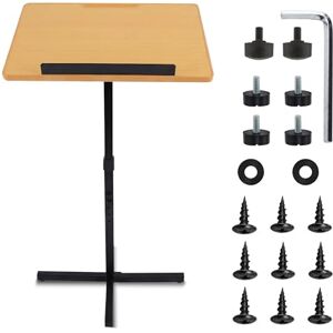 Pyle Portable Floor Lectern Podium Stand-Height Adjustable Steady Standing Design Teacher Speaker Lecture Classroom Presentation Stand, Laptop Computer Book Holder w/Slanted Top Shelf PLCTND44,Black Pyle Portable Floor Lectern Podium Stand-Height Adjustable Steady Standing Design Teacher Speaker Lecture Classroom Presentation Stand, Laptop Computer Book Holder w/Slanted Top Shelf PLCTND44,Black