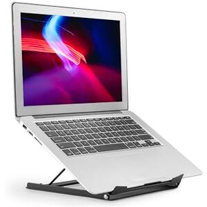 Properav Steel Portable Ergonomic Laptop Stand for Windows & Mac devices such as Dell, Toshiba, HP, Samsung, MacBook, Lenovo with Secure Fit Pads Black Properav Steel Portable Ergonomic Laptop Stand for Windows & Mac devices such as Dell, Toshiba, HP, Samsung, MacBook, Lenovo with Secure Fit Pads Black