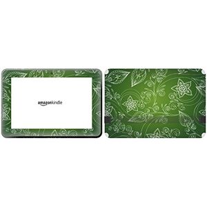 GetitStickit VeUKSkinTabAmaFireHD89_97 "White Flower Design on a Lime Green Background Removable Skin for 8.9-Inch Amazon Kindle Fire HD GetitStickit VeUKSkinTabAmaFireHD89_97 "White Flower Design on a Lime Green Background Removable Skin for 8.9-Inch Amazon Kindle Fire HD