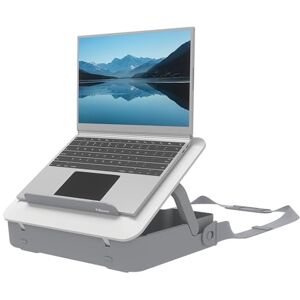 Fellowes Portable Laptop Stand Carry Case Breyta™ 2-in-1 Design with 5 Height Adjustments Ideal for Hybrid Work 100% Recyclable White Fellowes Portable Laptop Stand Carry Case Breyta™ 2-in-1 Design with 5 Height Adjustments Ideal for Hybrid Work 100% Recyclable White