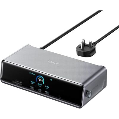 Anker Prime Docking Station (DL7400), 14-in-1 Triple Display, DisplayLink 140W Max, Smart Display, Triple 4K@60Hz (2 HDMI+1 DP), for Windows Laptops (The Latest DisplayLink Driver Must Installed) Anker Prime Docking Station (DL7400), 14-in-1 Triple Display, DisplayLink 140W Max, Smart Display, Triple 4K@60Hz (2 HDMI+1 DP), for Windows Laptops (The Latest DisplayLink Driver Must Installed)
