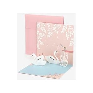 Dailylike Swan Pop Up Card 11x11cm Includes envelope 11.8x11.8cm Dailylike Swan Pop Up Card 11x11cm Includes envelope 11.8x11.8cm