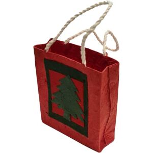 VIE Mulberry Paper Gift Bag, Christmas, 9x10x3cm, Pack of 10 VIE Mulberry Paper Gift Bag, Christmas, 9x10x3cm, Pack of 10