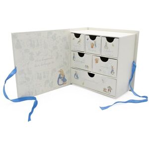Robert Frederick My Little Keepsake Beatrix Potter Keepsake Box Peter Rabbit Memory Box with 6 Drawers New Baby Gift with Ribbon Closure Robert Frederick My Little Keepsake Beatrix Potter Keepsake Box Peter Rabbit Memory Box with 6 Drawers New Baby Gift with Ribbon Closure