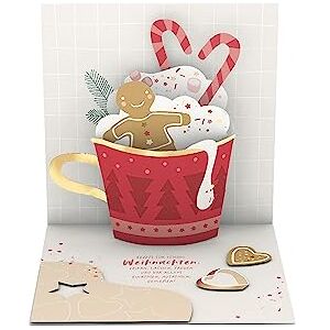 Grafik Werkstatt Graphic Workshop, Pretty Pop-Up Card, Three-Dimensional, Christmas, Recipe for Beautiful Christmas Grafik Werkstatt Graphic Workshop, Pretty Pop-Up Card, Three-Dimensional, Christmas, Recipe for Beautiful Christmas