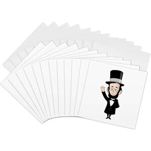 3dRose President Abraham Lincoln Honest Abe Greeting Card Set of 12 3dRose President Abraham Lincoln Honest Abe Greeting Card Set of 12