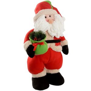 WeRChristmas Standing Santa with Gift Bag Christmas Decoration 42 cm, Multi-Colour WeRChristmas Standing Santa with Gift Bag Christmas Decoration 42 cm, Multi-Colour