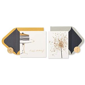 Papyrus 6766816 - Birthday Set - Gold & Black Cards Papyrus 6766816 - Birthday Set - Gold & Black Cards