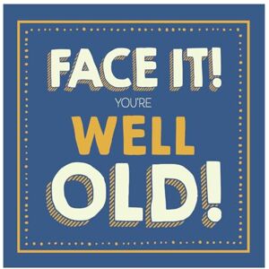 Emotional Rescue Jam & Toast, Birthday Card for Him, Face it! You're Well Old! Funny Birthday Card for Man, Multi-Coloured Emotional Rescue Jam & Toast, Birthday Card for Him, Face it! You're Well Old! Funny Birthday Card for Man, Multi-Coloured
