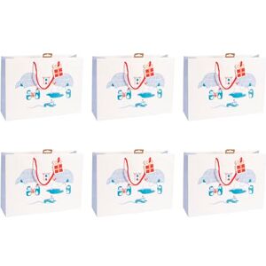 Eurowrap Clairefontaine X-30912-6Cpack A Lot of 6 Excellia Gift Bags- Shopping Size 37,3x11,8x27,5 cm 210g Motive : Blue Penguins, Ice, Children's Christmas Eurowrap Clairefontaine X-30912-6Cpack A Lot of 6 Excellia Gift Bags- Shopping Size 37,3x11,8x27,5 cm 210g Motive : Blue Penguins, Ice, Children's Christmas