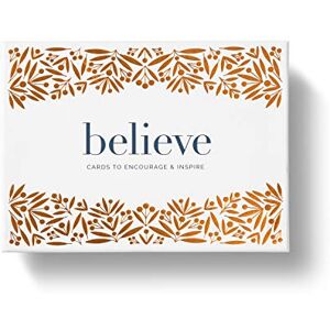 Compendium Believe Boxed Note Card Set: Cards to Encourage & Inspire — 12 Blank Cards (3 Each of 4 Designs) with Printed envelopes Compendium Believe Boxed Note Card Set: Cards to Encourage & Inspire — 12 Blank Cards (3 Each of 4 Designs) with Printed envelopes