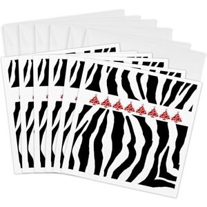 3dRose Christmas Tree Zebra Print Greeting Cards, 6 by 6-inches, Set of 6 (gc_26124_1) 3dRose Christmas Tree Zebra Print Greeting Cards, 6 by 6-inches, Set of 6 (gc_26124_1)