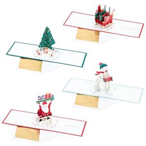 Hallmark Christmas Card - Santa, Tree, Sleigh - Christmas Card Hallmark Christmas Card - Santa, Tree, Sleigh - Christmas Card