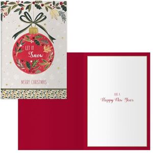 DOHE Christmas Greeting Cards Pack of 6 Size: 11.5 x 17 cm (closed) Includes envelope to store the card Ball Model DOHE Christmas Greeting Cards Pack of 6 Size: 11.5 x 17 cm (closed) Includes envelope to store the card Ball Model