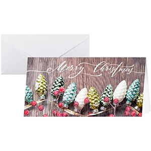 Sigel DS062 Christmas Greeting Card "Christmas Garland", DL, blank, 25 Pieces incl. 25 envelopes, easy to print Sigel DS062 Christmas Greeting Card "Christmas Garland", DL, blank, 25 Pieces incl. 25 envelopes, easy to print