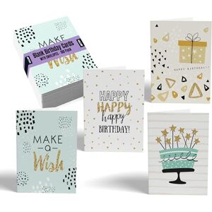 Better Office Products Happy Birthday Cards, 100-Pack, 4 x 6 inch, 4 Cover Designs, Blank Inside, with Envelopes, Elegant Gold Collection, 100 Pack Better Office Products Happy Birthday Cards, 100-Pack, 4 x 6 inch, 4 Cover Designs, Blank Inside, with Envelopes, Elegant Gold Collection, 100 Pack