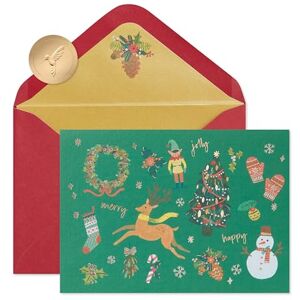 Papyrus Christmas Cards Boxed with Envelopes, Most Wonderful Time (14-Count) Papyrus Christmas Cards Boxed with Envelopes, Most Wonderful Time (14-Count)