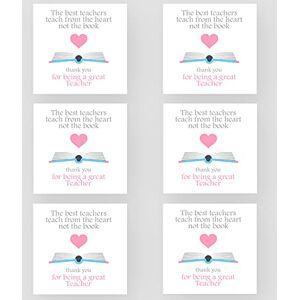 Marvello Thank You Teacher Textbook Cards Box Set (12 Cards) Premium Envelopes Included One Design Blank Inside For Teachers Marvello Thank You Teacher Textbook Cards Box Set (12 Cards) Premium Envelopes Included One Design Blank Inside For Teachers