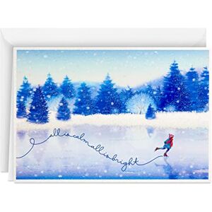 Hallmark Boxed Holiday Cards, Ice Skating (40 Cards with Envelopes) Hallmark Boxed Holiday Cards, Ice Skating (40 Cards with Envelopes)