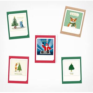 Berlín Christmas Card - Set of 5 Mini Double Cards - Modern Design Berlín Christmas Card - Set of 5 Mini Double Cards - Modern Design