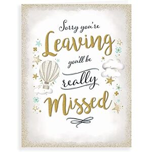 Piccadilly Greetings Modern Leaving Card Leaving 8 x 6 inches Piccadilly Greetings Modern Leaving Card Leaving 8 x 6 inches