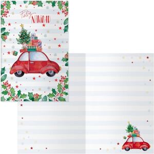DOHE Beetle Christmas Greeting Cards - Pack of 6 - 11.5x17 cm DOHE Beetle Christmas Greeting Cards - Pack of 6 - 11.5x17 cm