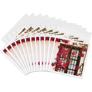 3dRose gc_277893_2 6 x 6-Inch "Spain, Andalusia Cordoba Red Bougainvillea and House Window" Greeting Card (Set of 12) 3dRose gc_277893_2 6 x 6-Inch "Spain, Andalusia Cordoba Red Bougainvillea and House Window" Greeting Card (Set of 12)