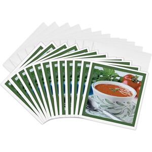 3dRose Soup Holiday Greeting Cards, 6 by 6-inches, Set of 12 (gc_14945_2) 3dRose Soup Holiday Greeting Cards, 6 by 6-inches, Set of 12 (gc_14945_2)