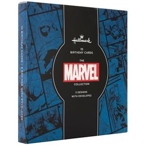 Hallmark Marvel Birthday Cards - 10 Pack, 5 Designs with Envelopes Hallmark Marvel Birthday Cards - 10 Pack, 5 Designs with Envelopes