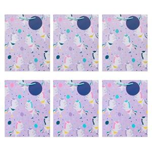 UK Greetings Multipack of 6 Large Gift Bags for Her/Girls Party Unicorn Design UK Greetings Multipack of 6 Large Gift Bags for Her/Girls Party Unicorn Design