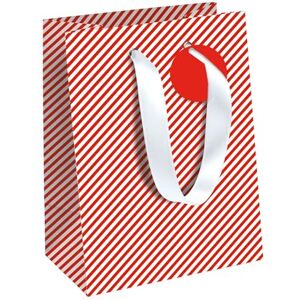 Eurowrap X-34650-3C Un lot de 6 Sacs Cadeaux Excellia- Format Moyen 21,5x10,2x25,3cm 210g Motif : Rayures Rouges et blanches Noël Idéal Pour : Livre, Jeu, Petits cadeaux Eurowrap X-34650-3C Un lot de 6 Sacs Cadeaux Excellia- Format Moyen 21,5x10,2x25,3cm 210g Motif : Rayures Rouges et blanches Noël Idéal Pour : Livre, Jeu, Petits cadeaux