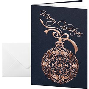 Sigel DS346 Christmas Greeting Card "Noblesse", A6 (A5), blank, 10 Pieces incl. 10 envelopes, easy to print Sigel DS346 Christmas Greeting Card "Noblesse", A6 (A5), blank, 10 Pieces incl. 10 envelopes, easy to print
