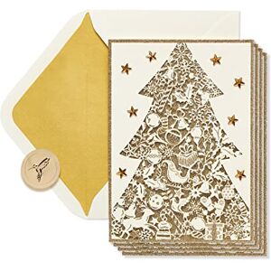Papyrus Boxed Christmas Cards with Envelopes, Joyful Christmas and Wonderful New Year, Gold Christmas Tree (8-Count) Papyrus Boxed Christmas Cards with Envelopes, Joyful Christmas and Wonderful New Year, Gold Christmas Tree (8-Count)